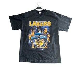 Vintage LA Lakers 2009 Western Conference Playoffs Kobe Bryant T-Shirt Mens L